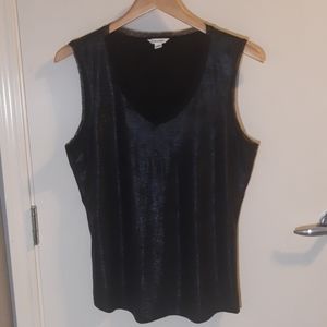 Sleeveless vneck blouse